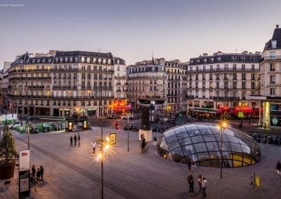 Parvis de la Gare St Lazare – 8ème